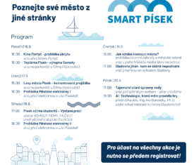 Zveme vás na akci města s názvem Hlava v Písku. Pro účast na jednotlivých aktivitách jenutno se předem registrovat! Registraci provedete ZDE