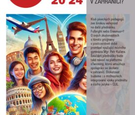 Klub píseckých pedagogů zve širokou veřejnost na další přednášku. Fulbright nebo Erasmus+? O svých zkušenostech s těmito programy v postcovidové době promluví vyučující místního gymnázia Mgr. Petr Kučera. Součástí přednášky bude také návod na platformu eTwinning, která umožňuje spolupráci se školami v zahraničí. Sál 